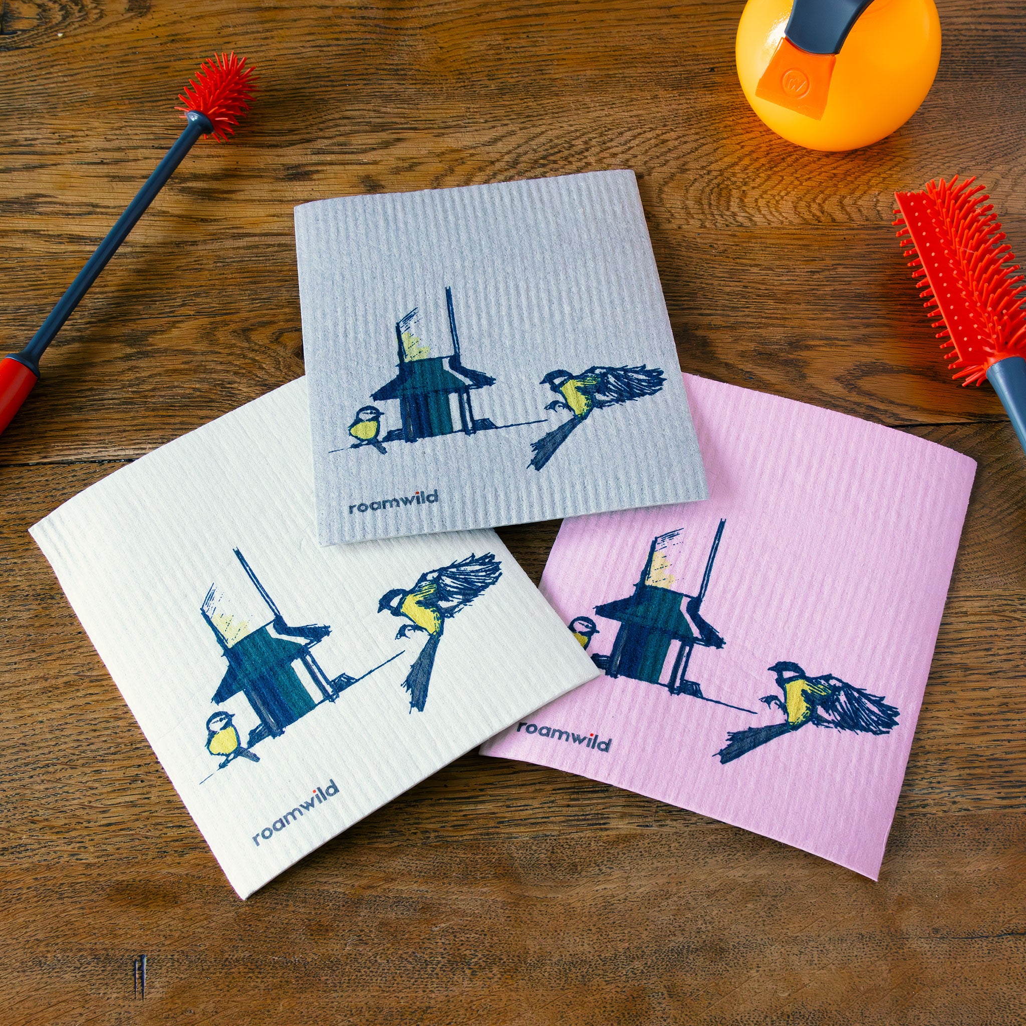 Roamwild Herbruikbare Papieren Handdoek | Nooit Meer Papieren Handdoekjes Kopen | Songbird Editie