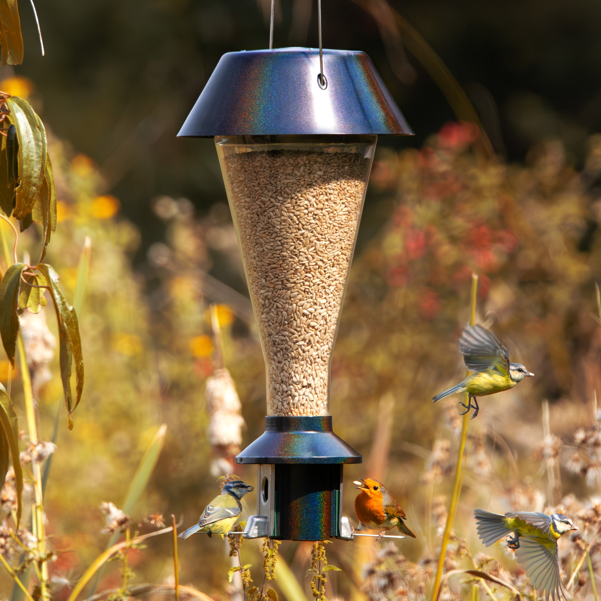 Roamwild Mega PestOff Eekhoornbestendige Voederbak voor Gemengde Zaden/Zonnebloemharten