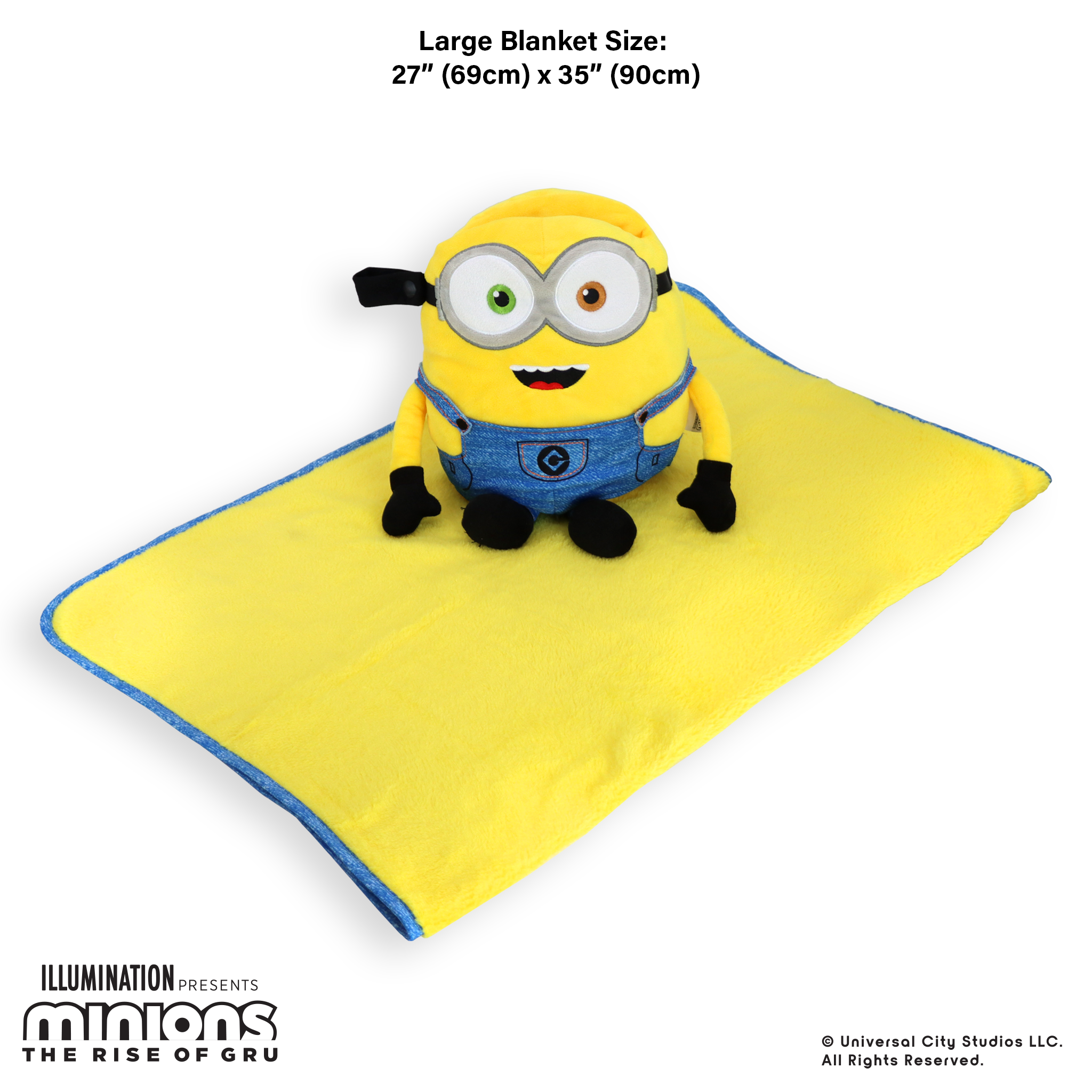 Roamwild Universal Despicable Me Bob Minions Kids Travel Pillow