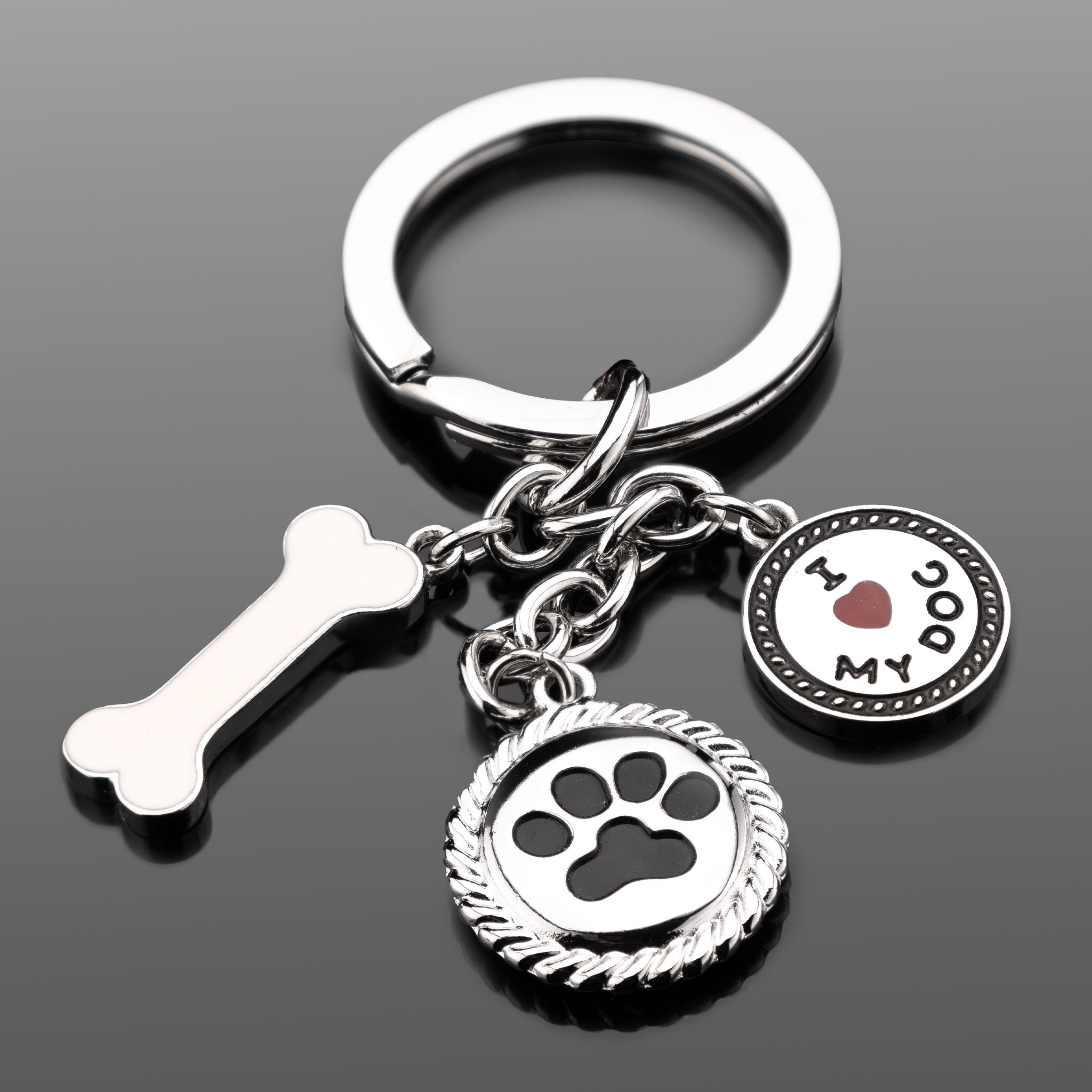 Small Breeds - High Detailed Dog Metal Animal Keyring