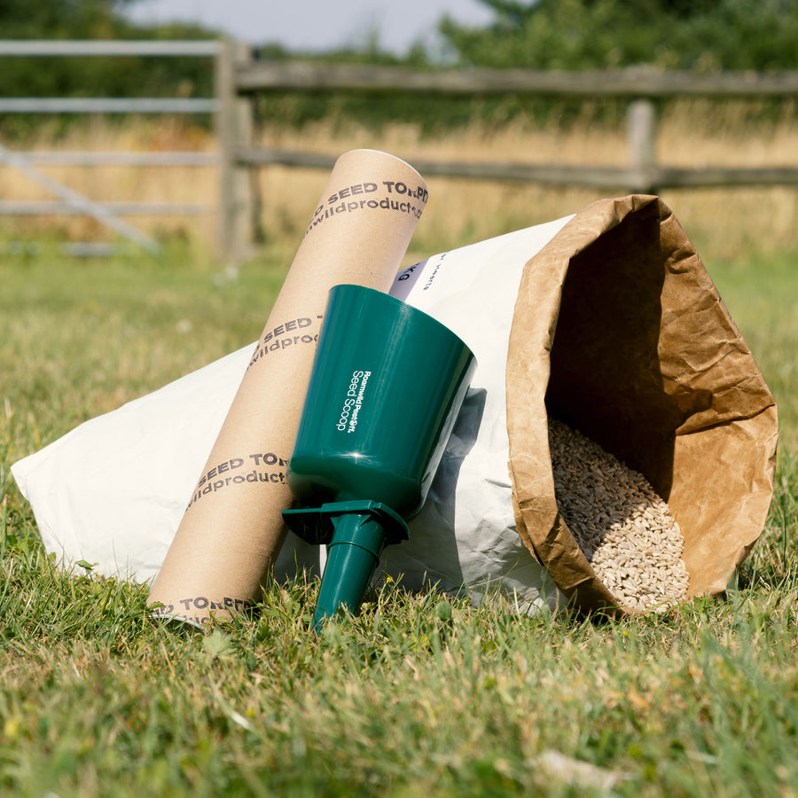 Premium Sunflower Hearts Vogelvoederbak Vulling Starter Kit (12,75 kg)