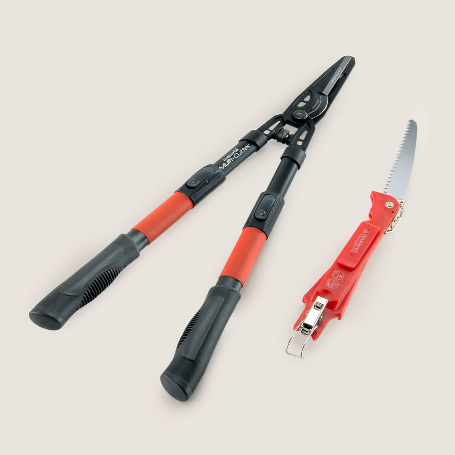 Roamwild Multi-Cutter | Gartenschere, Bypass-Astschere und Astsäge in einem 