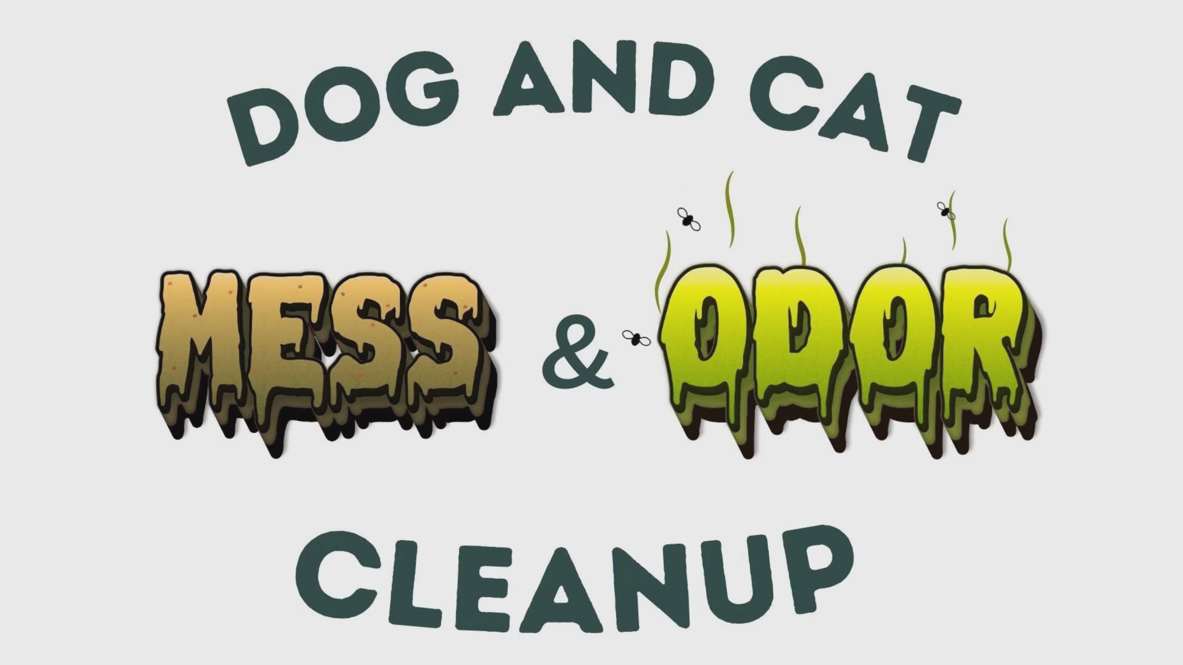 Load video: Sprinkle &amp; Sweep Pet Mess and Odour Clean Up (15 oz)