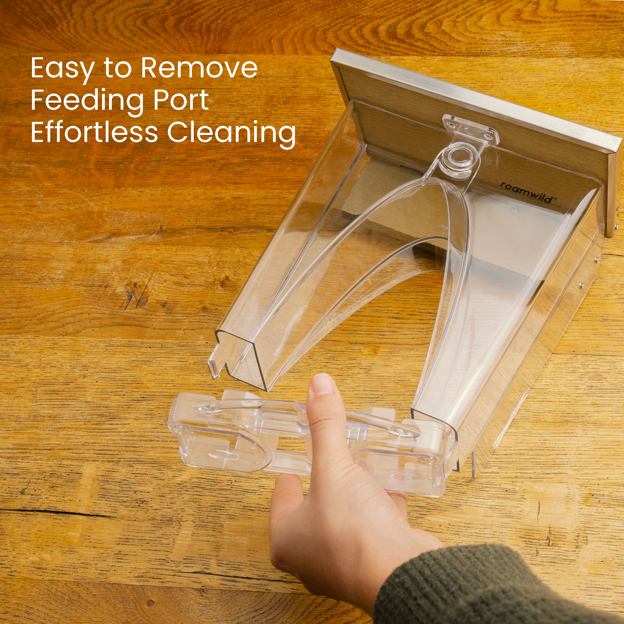 Roamwild Bogenfenster-Vogelfutterhaus