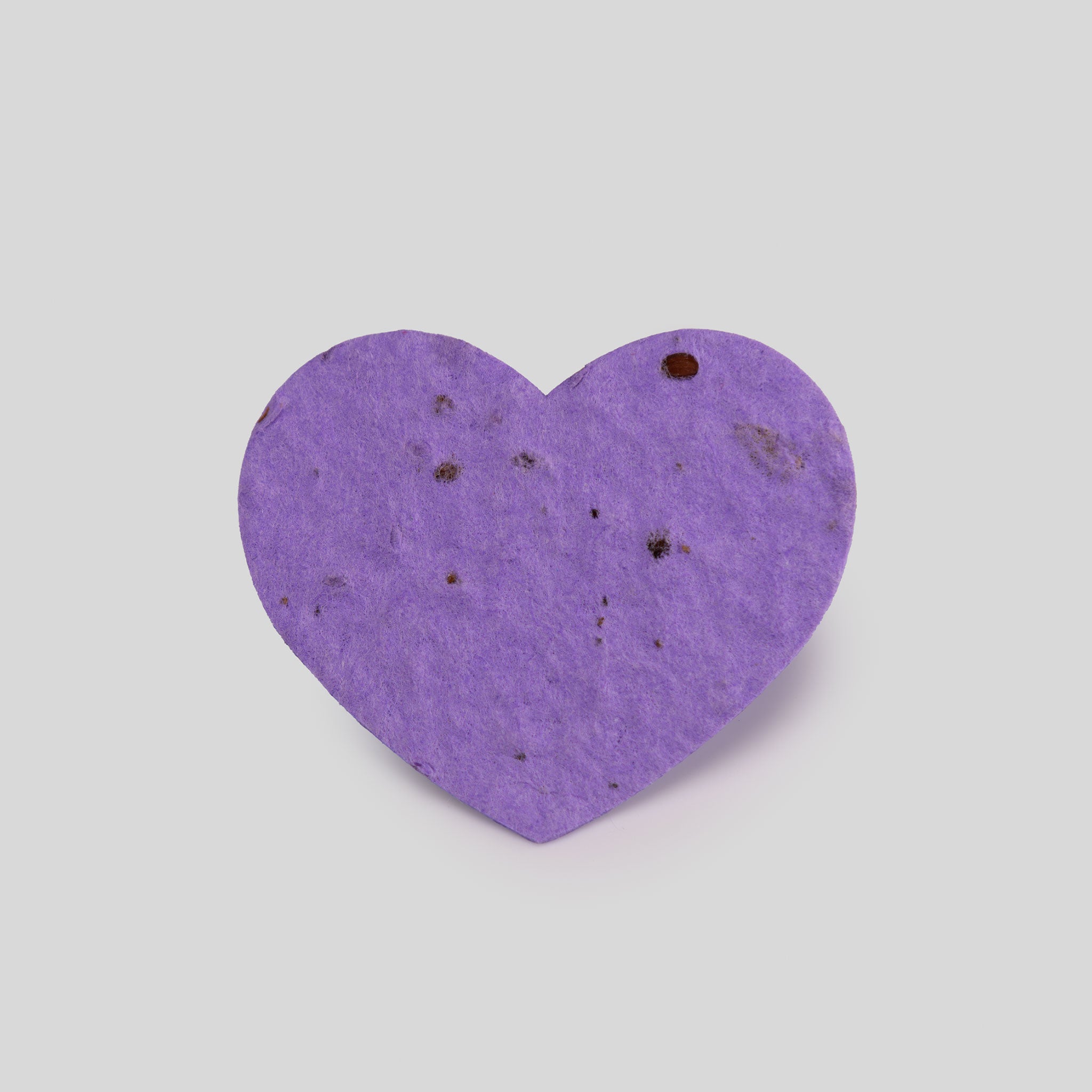 Roamwild Seeded Paper Shapes - Pack Of 50 (Violet Heart)