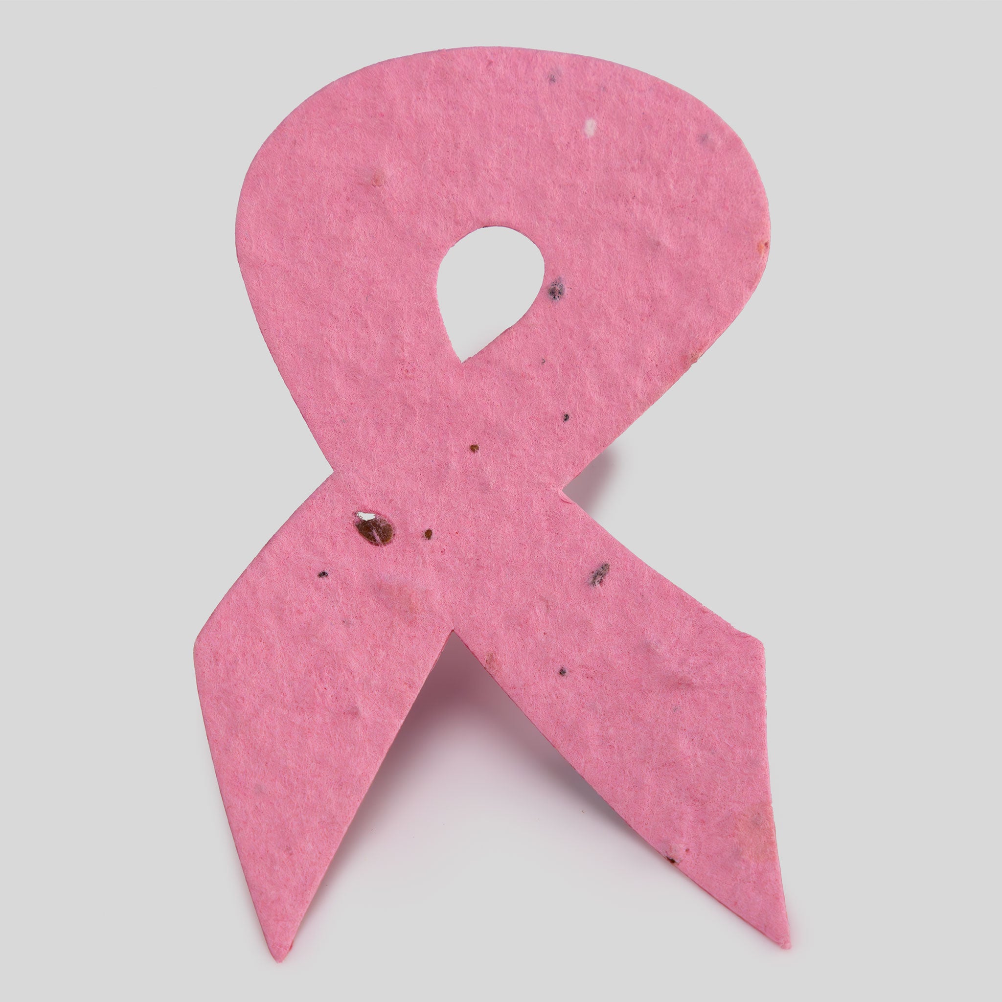 Roamwild Seeded Paper Shapes - Pack Of 25 (Pink Ribbon)