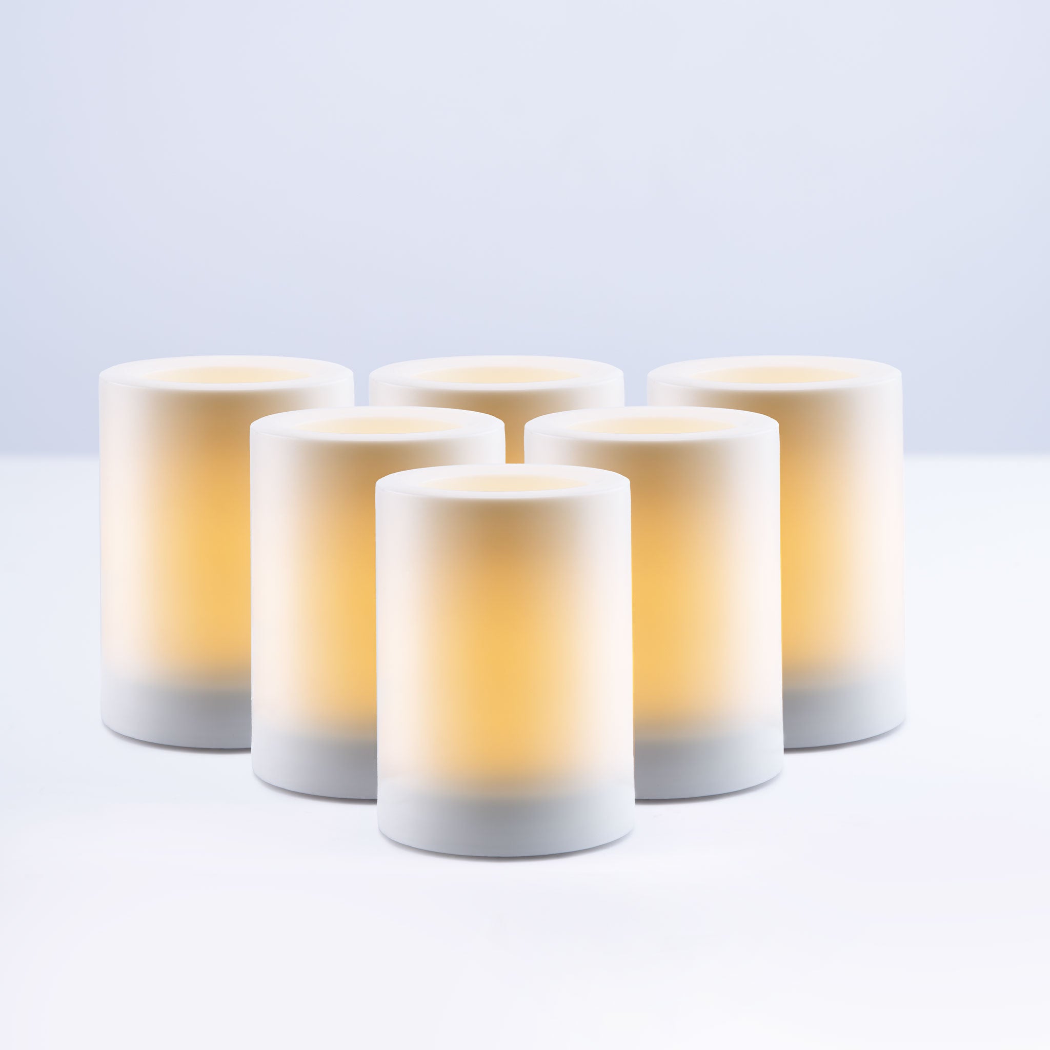 Outdoor Flameless Battery Candles 4 Inch (Small)