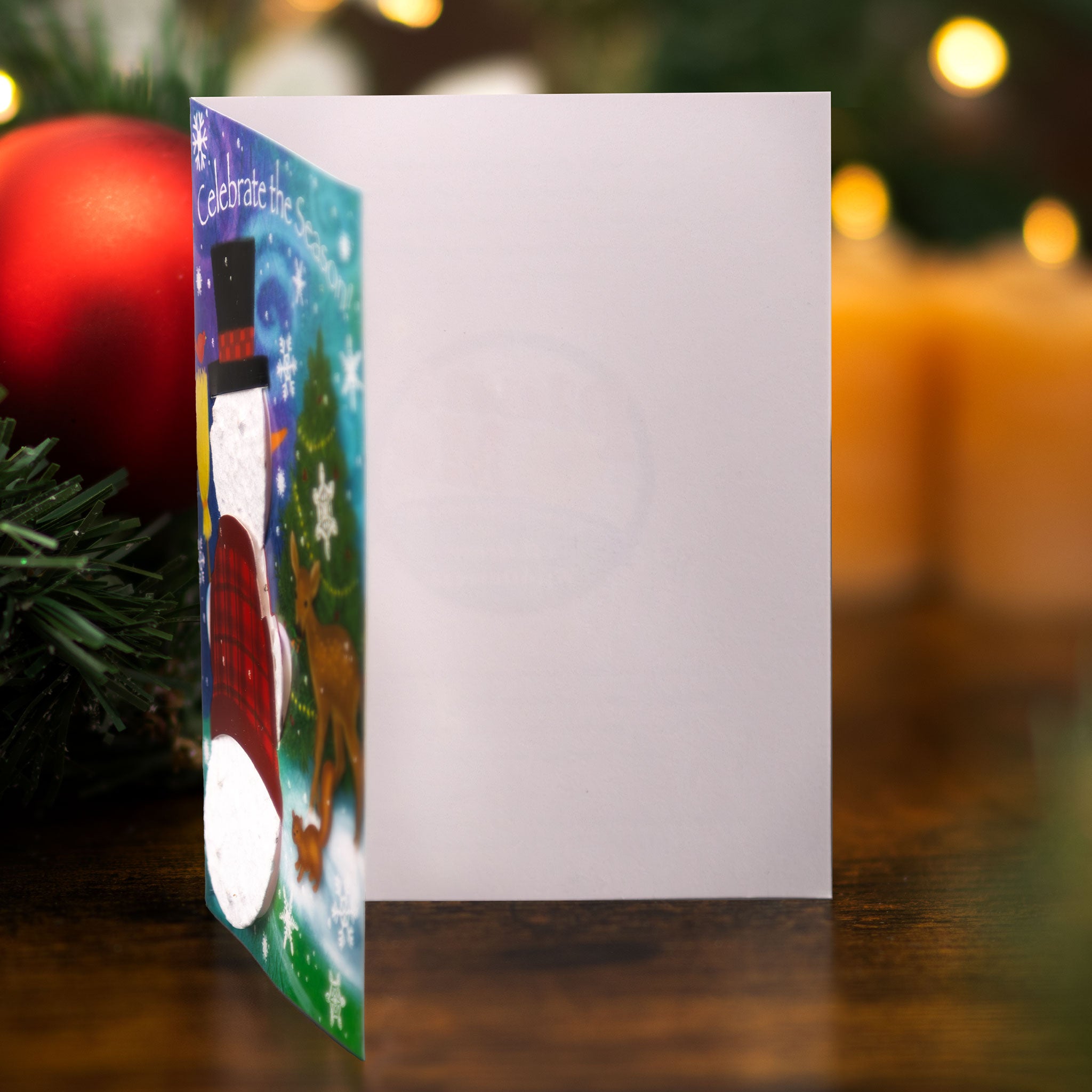 Plantable Greeting Card - Seeded Snowman