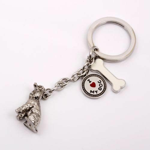 Large Breeds - High Detailed Dog Metal Animal Keyring