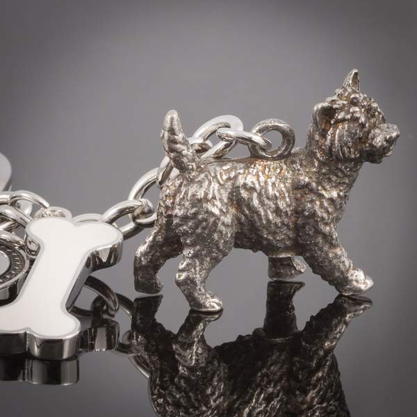 Small Breeds - High Detailed Dog Metal Animal Keyring