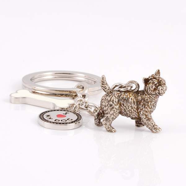 Small Breeds - High Detailed Dog Metal Animal Keyring