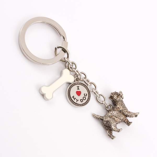 Small Breeds - High Detailed Dog Metal Animal Keyring