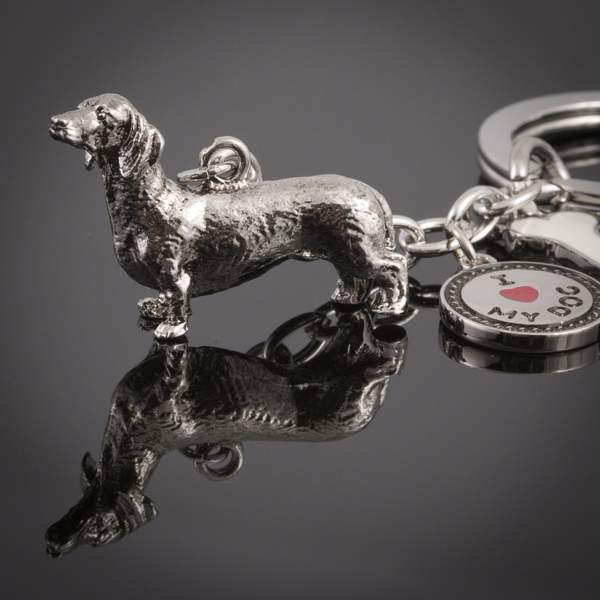 Small Breeds - High Detailed Dog Metal Animal Keyring