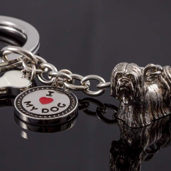 Small Breeds - High Detailed Dog Metal Animal Keyring