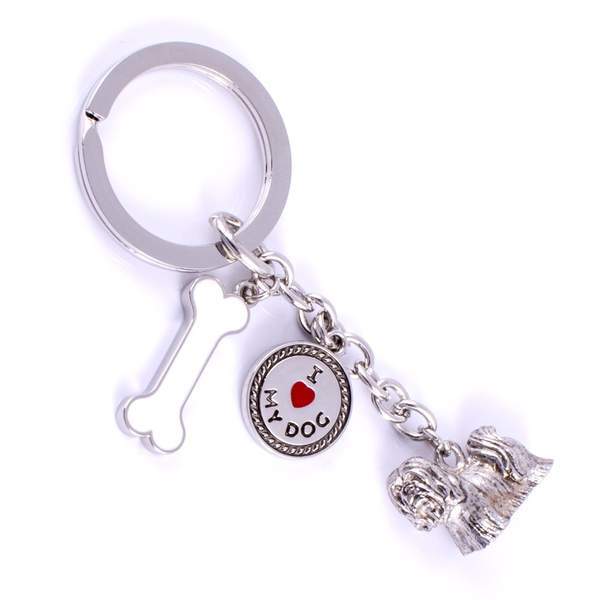 Small Breeds - High Detailed Dog Metal Animal Keyring