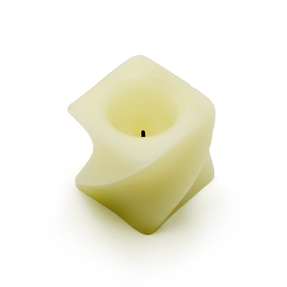 Mini Battery Candle Cream 2 Pack 'Twist'