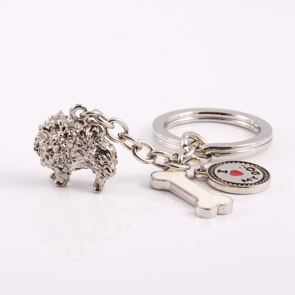 Small Breeds - High Detailed Dog Metal Animal Keyring