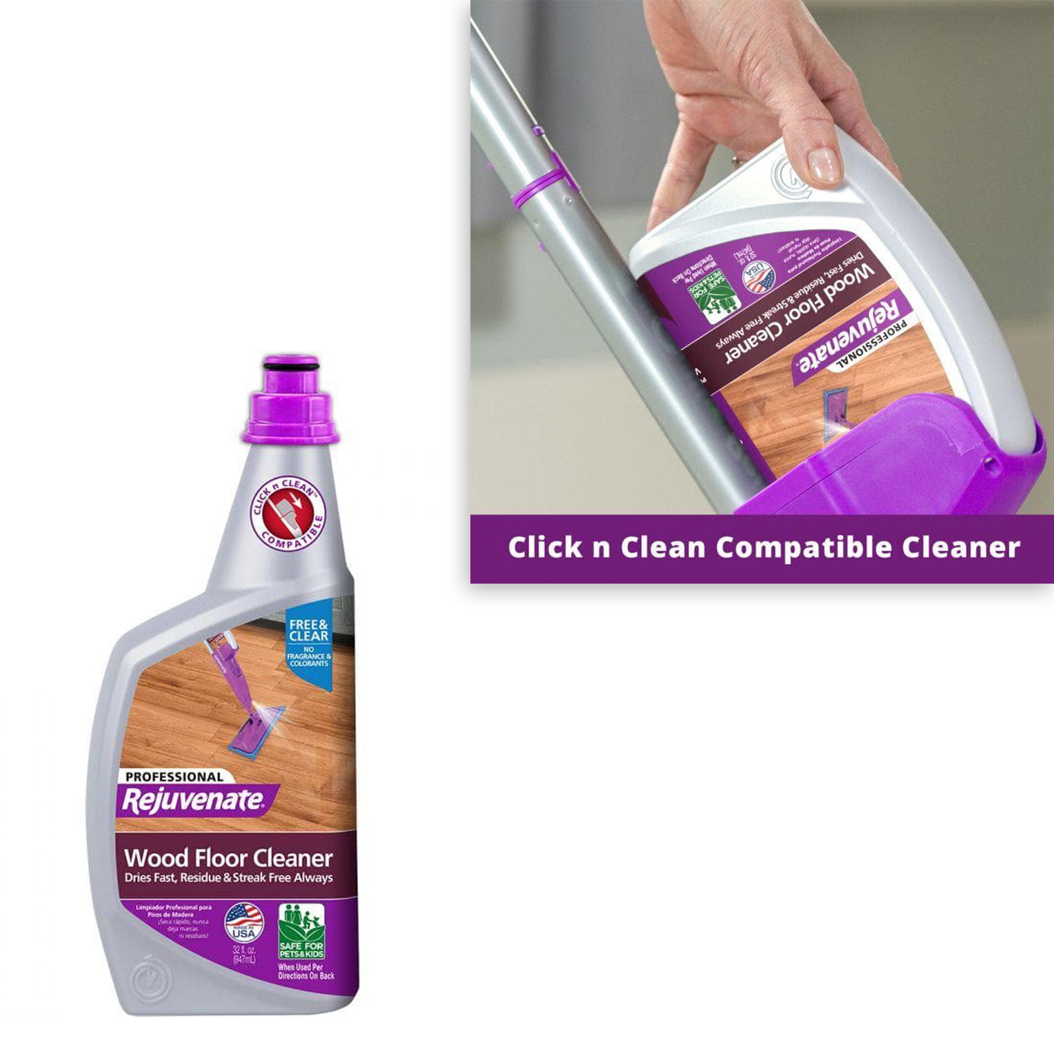 Rejuvenate Professional Hardwood Floor Cleaner