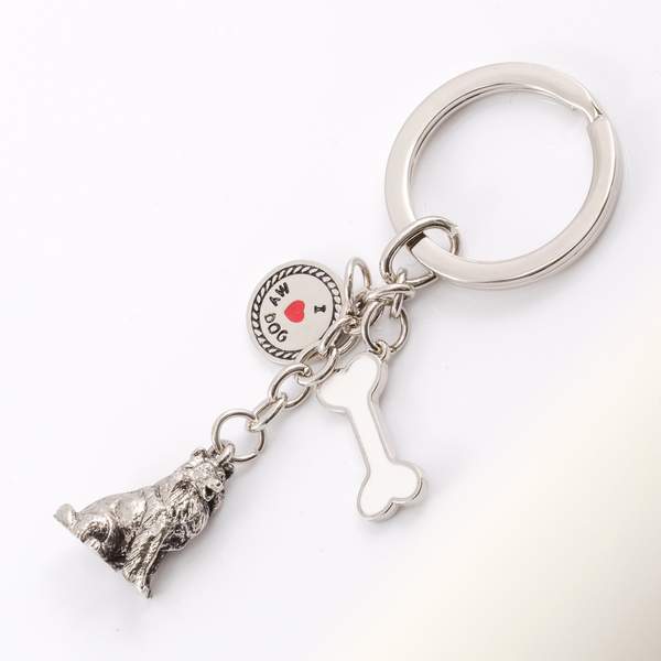 Small Breeds - High Detailed Dog Metal Animal Keyring
