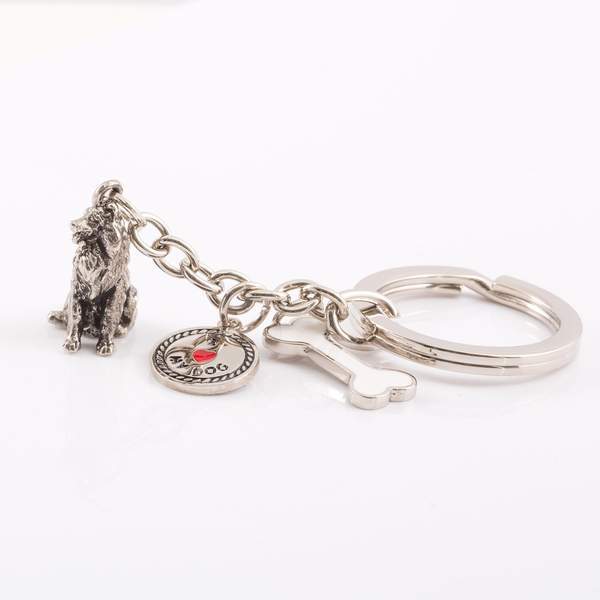 Small Breeds - High Detailed Dog Metal Animal Keyring