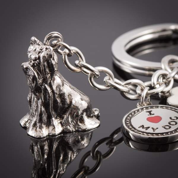 Small Breeds - High Detailed Dog Metal Animal Keyring